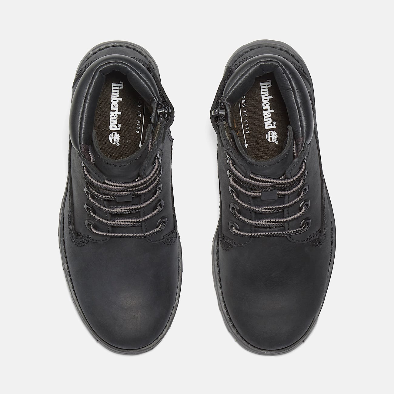 Courma Kid Lace-Up Boot for Youth in Black - 2