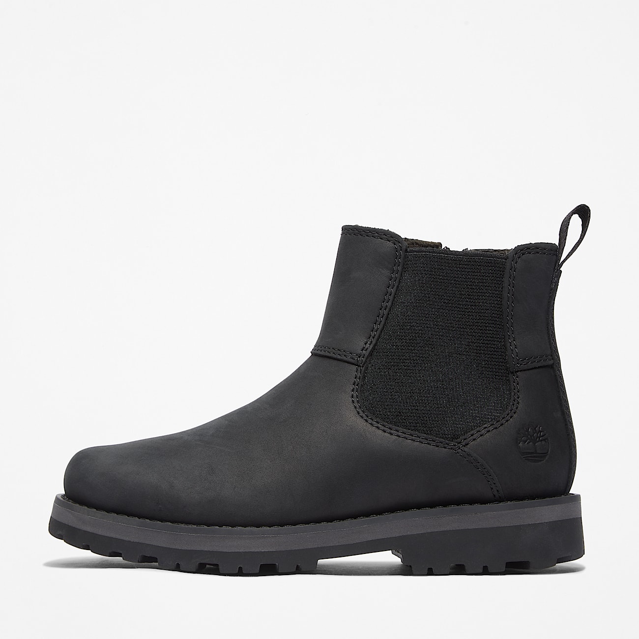 Corma Kid Chelsea Boot for Junior in Black - 8