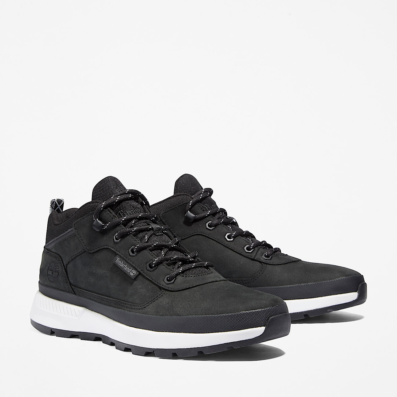 Field Trekker Lage Vetersneaker voor heren in zwart - 4