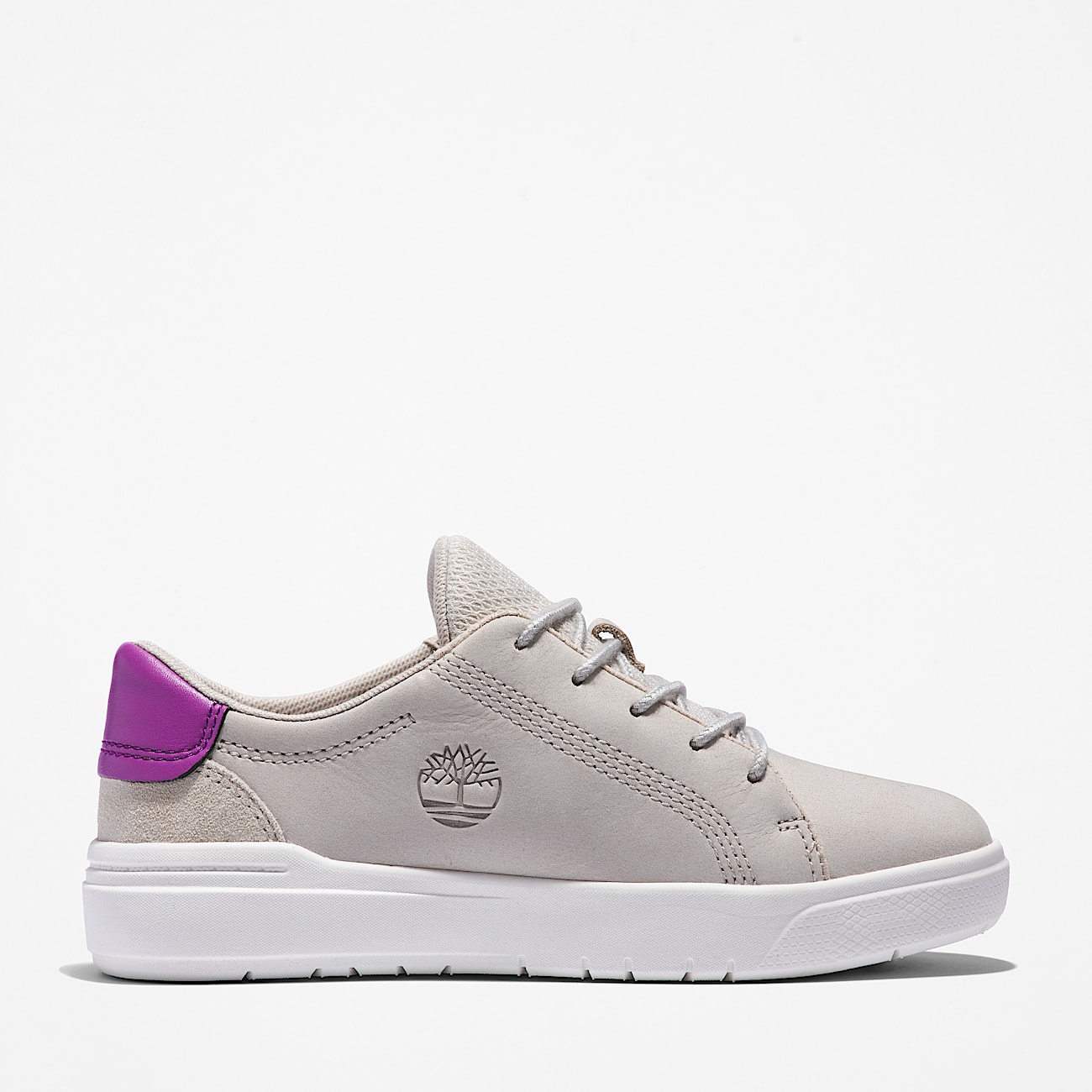Seneca Bay Lace-up Trainer for Youth in Beige