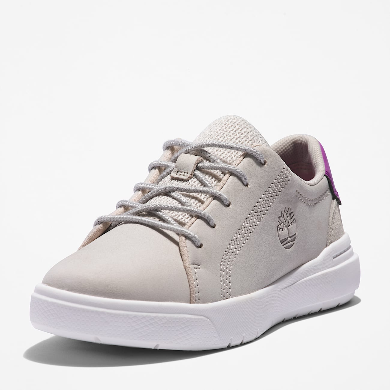 Seneca Bay Lace-up Trainer for Youth in Beige