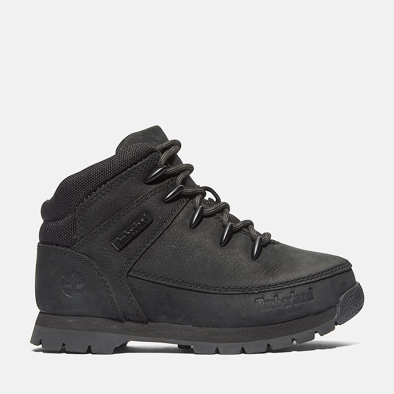 Euro Sprint Mid Lace-Up Boot for Youth in Black