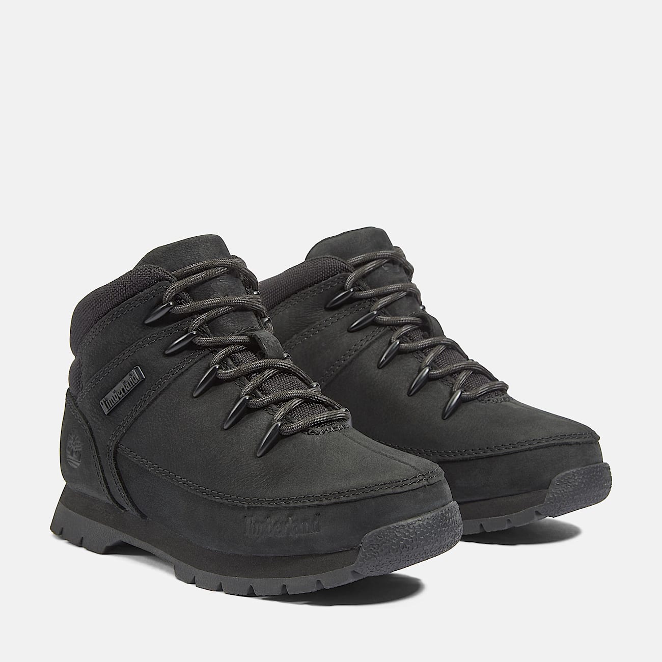 Euro Sprint Mid Lace-Up Boot for Youth in Black