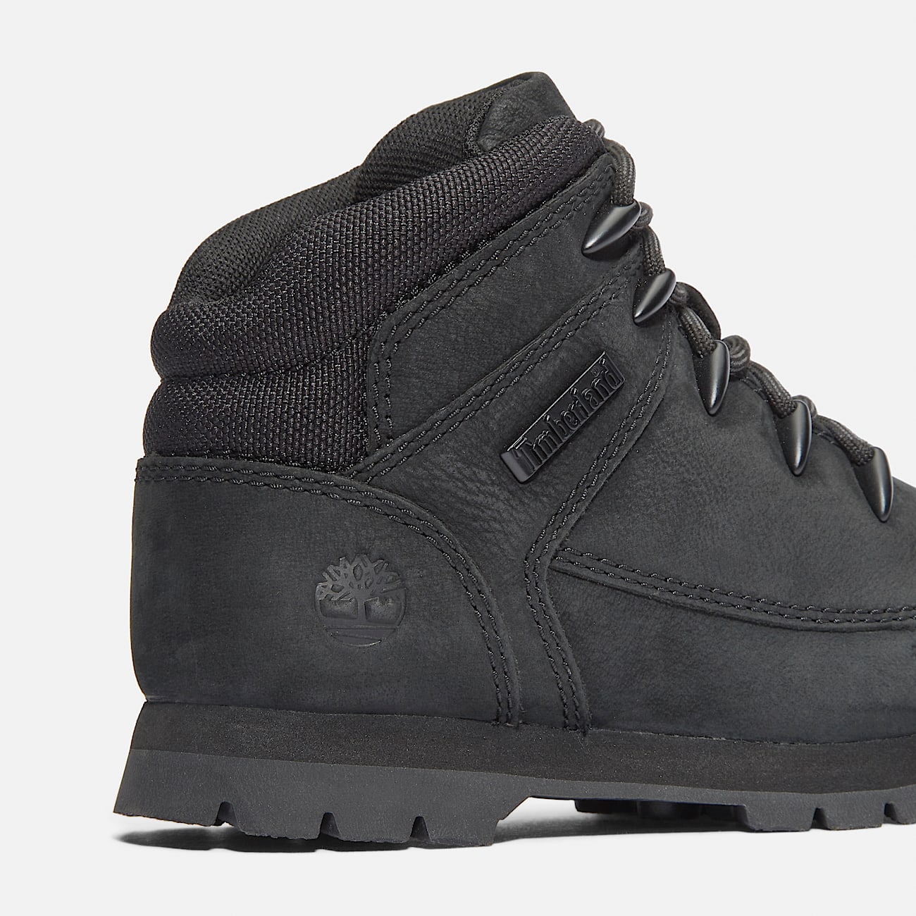 Euro Sprint Mid Lace-Up Boot for Youth in Black