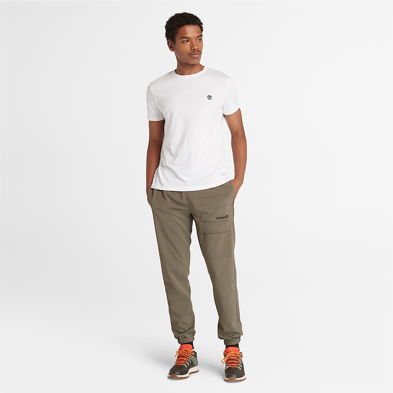 Camiseta de manga corta Dunstan River para hombre en blanco - 2