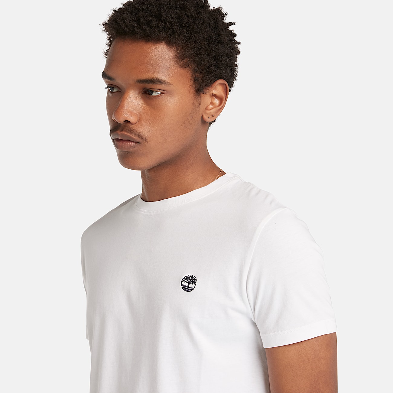 T-shirt Dunstan River pour homme en blanc