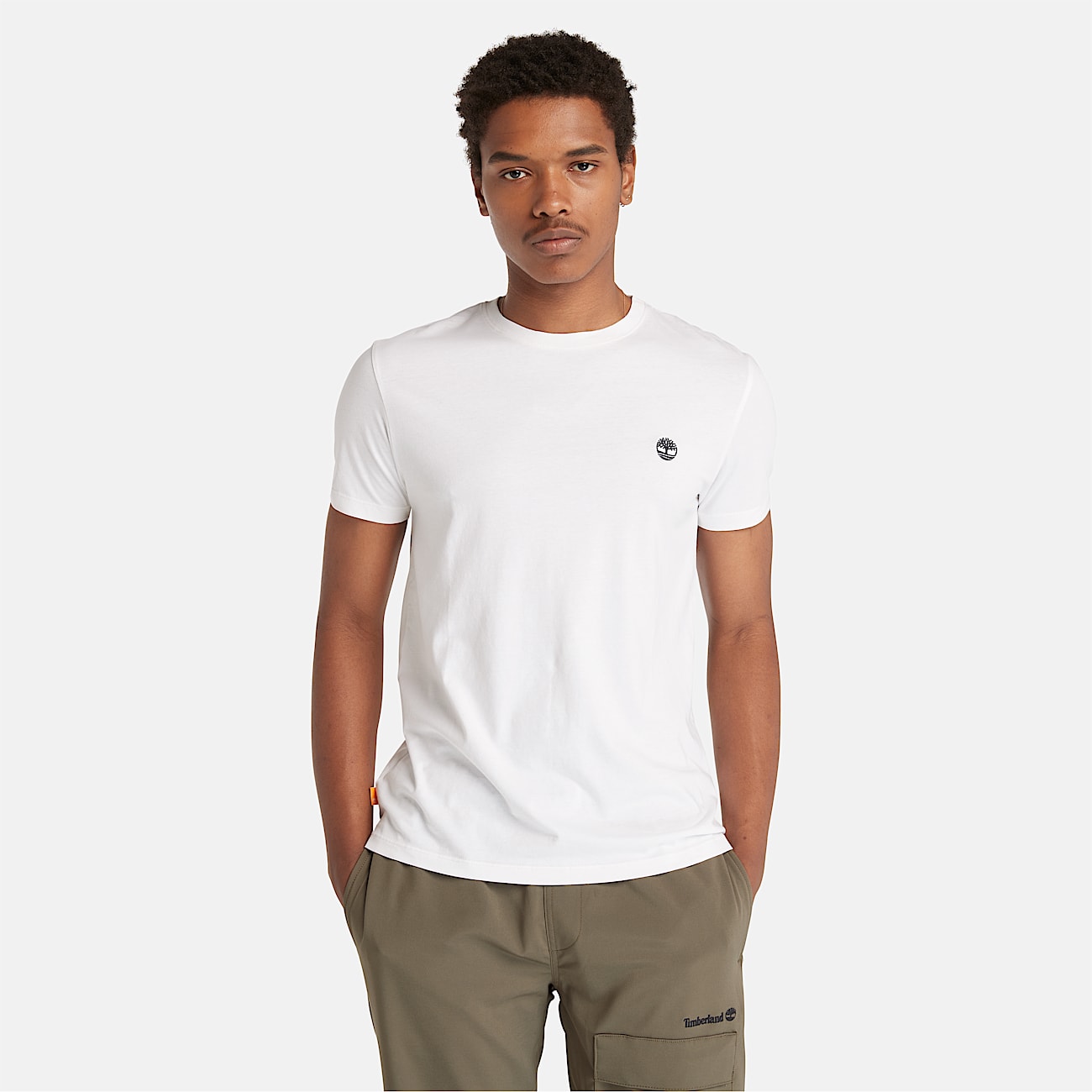 T-shirt Dunstan River pour homme en blanc