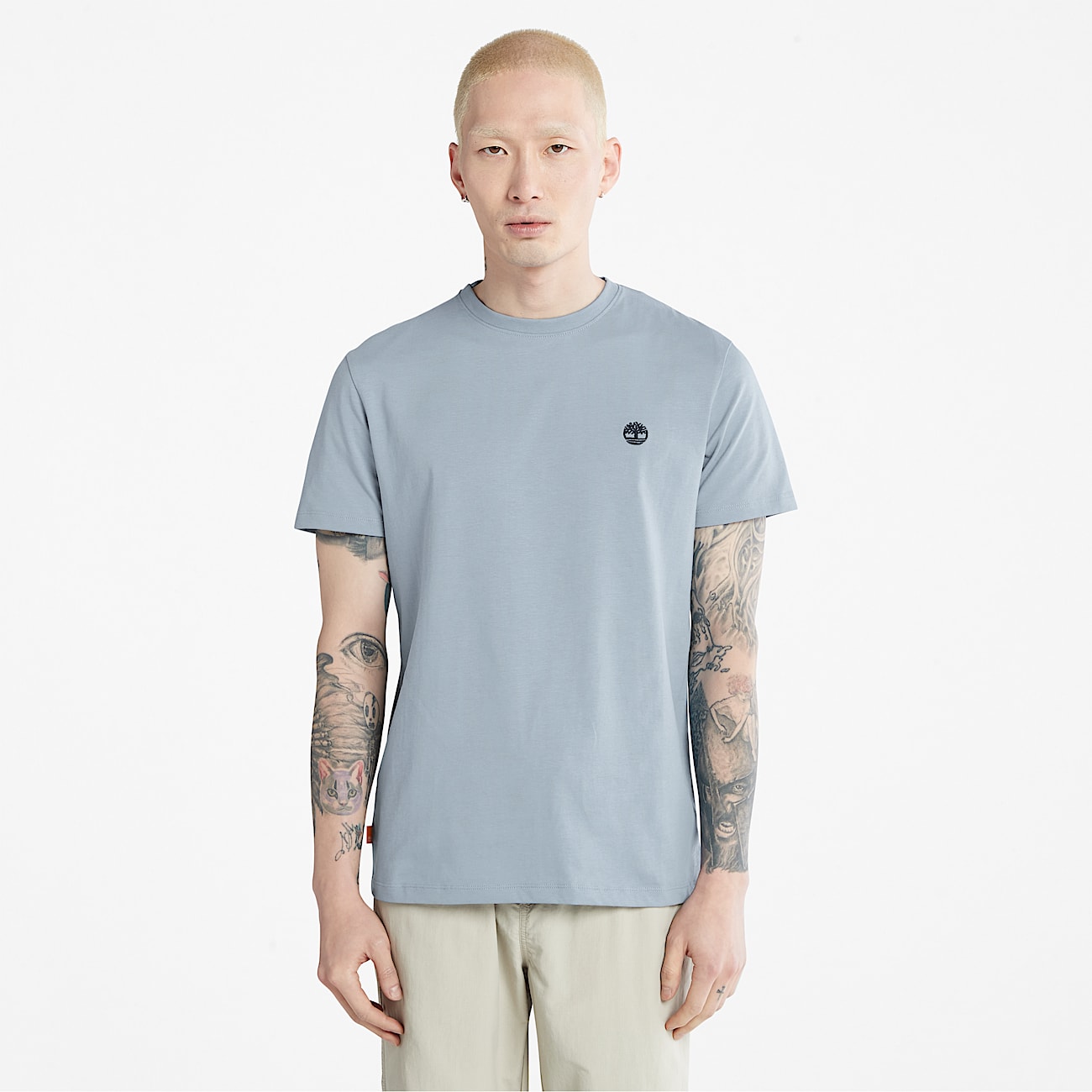 T-shirt Dunstan River da Uomo in blu chiaro - 1
