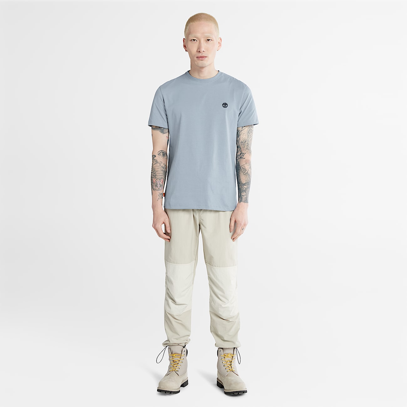 T-shirt Dunstan River da Uomo in blu chiaro - 2
