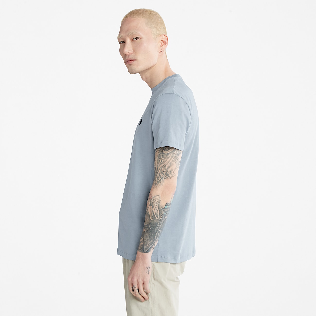T-shirt Dunstan River da Uomo in blu chiaro - 5