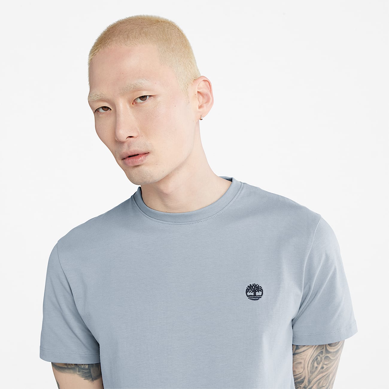 T-shirt Dunstan River da Uomo in blu chiaro - 4