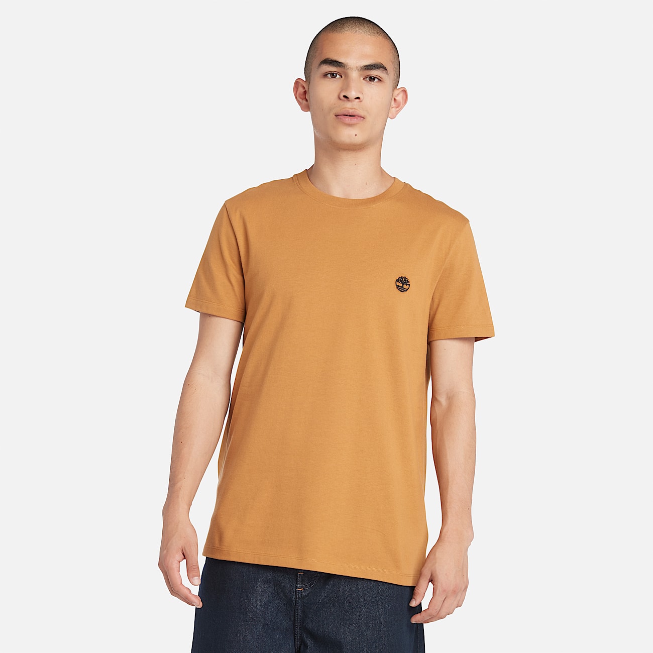 T-shirt Dunstan River para Homem em amarelo-escuro - 1