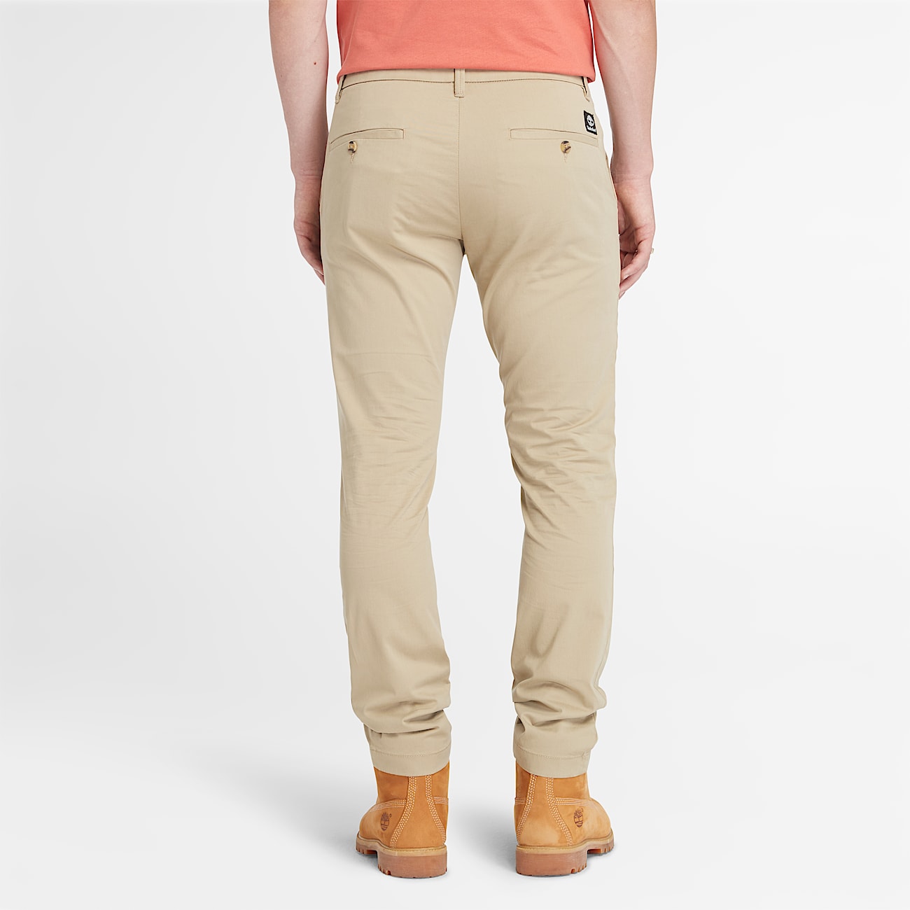 Pantalones chinos de sarga Claremont para hombre en beis - 4