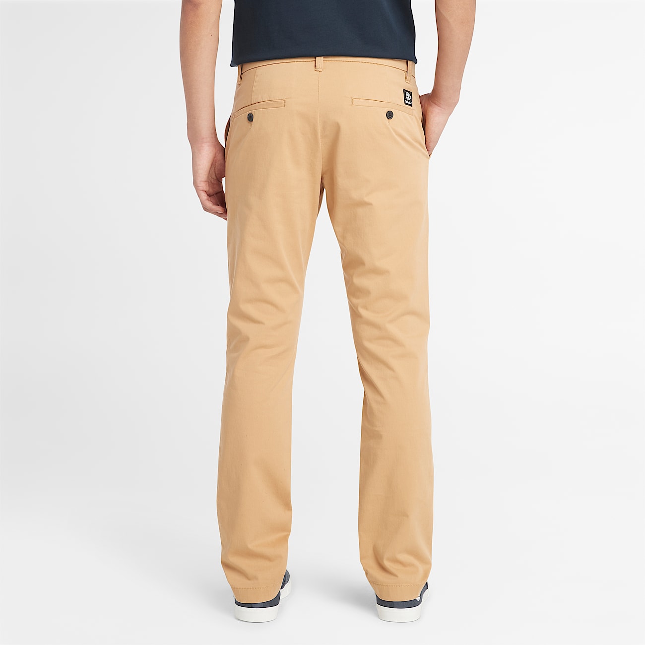 Calças Chino em Sarja Claremont para Homem em amarelo