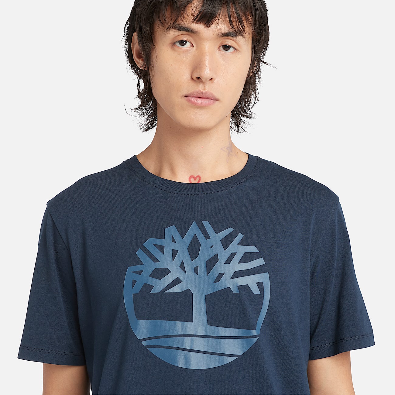 Kennebec River T-Shirt mit Baum-Logo für Herren in Dunkelblau - 3