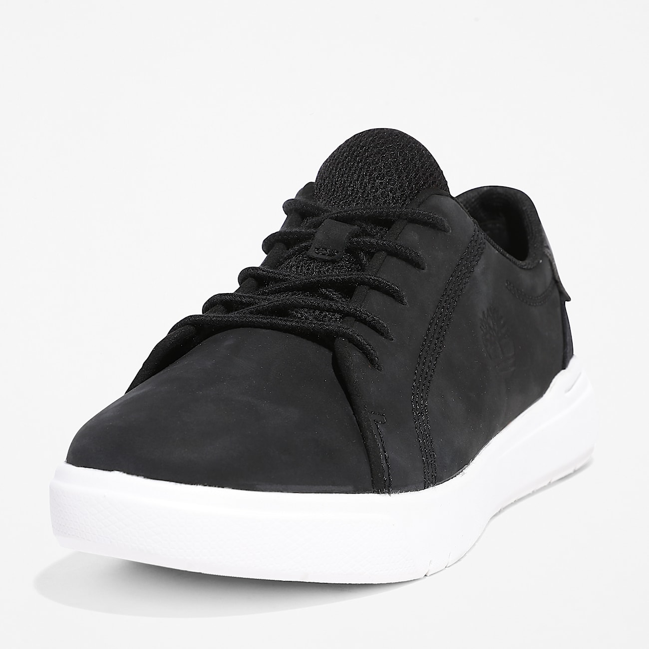 Seneca Bay Lace-up Trainer for Junior in Black