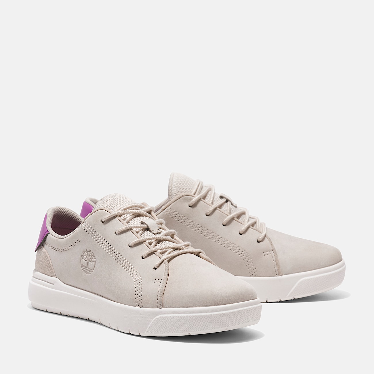 Seneca Bay Lace-up Trainer for Junior in Beige
