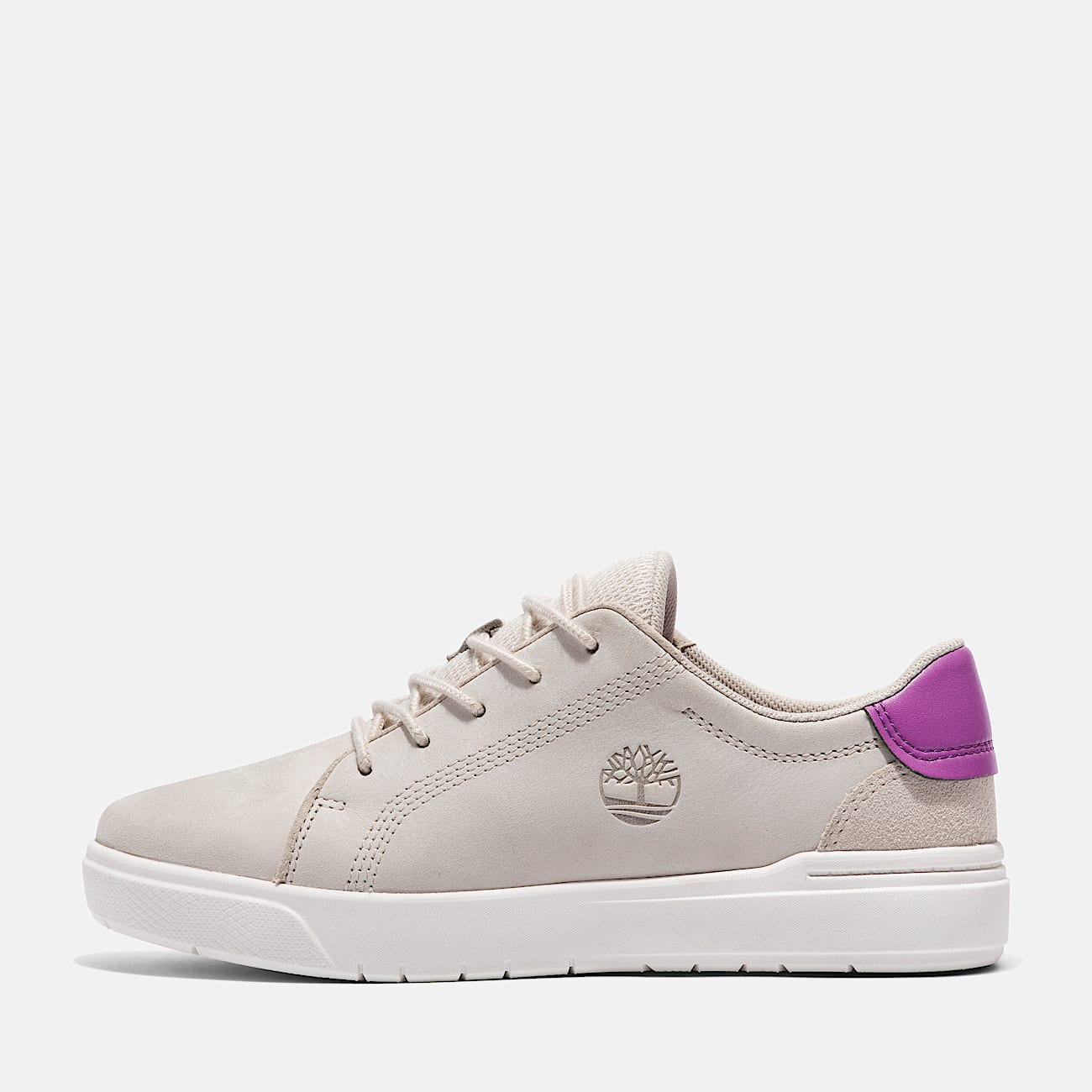 Seneca Bay Lace-up Trainer for Junior in Beige