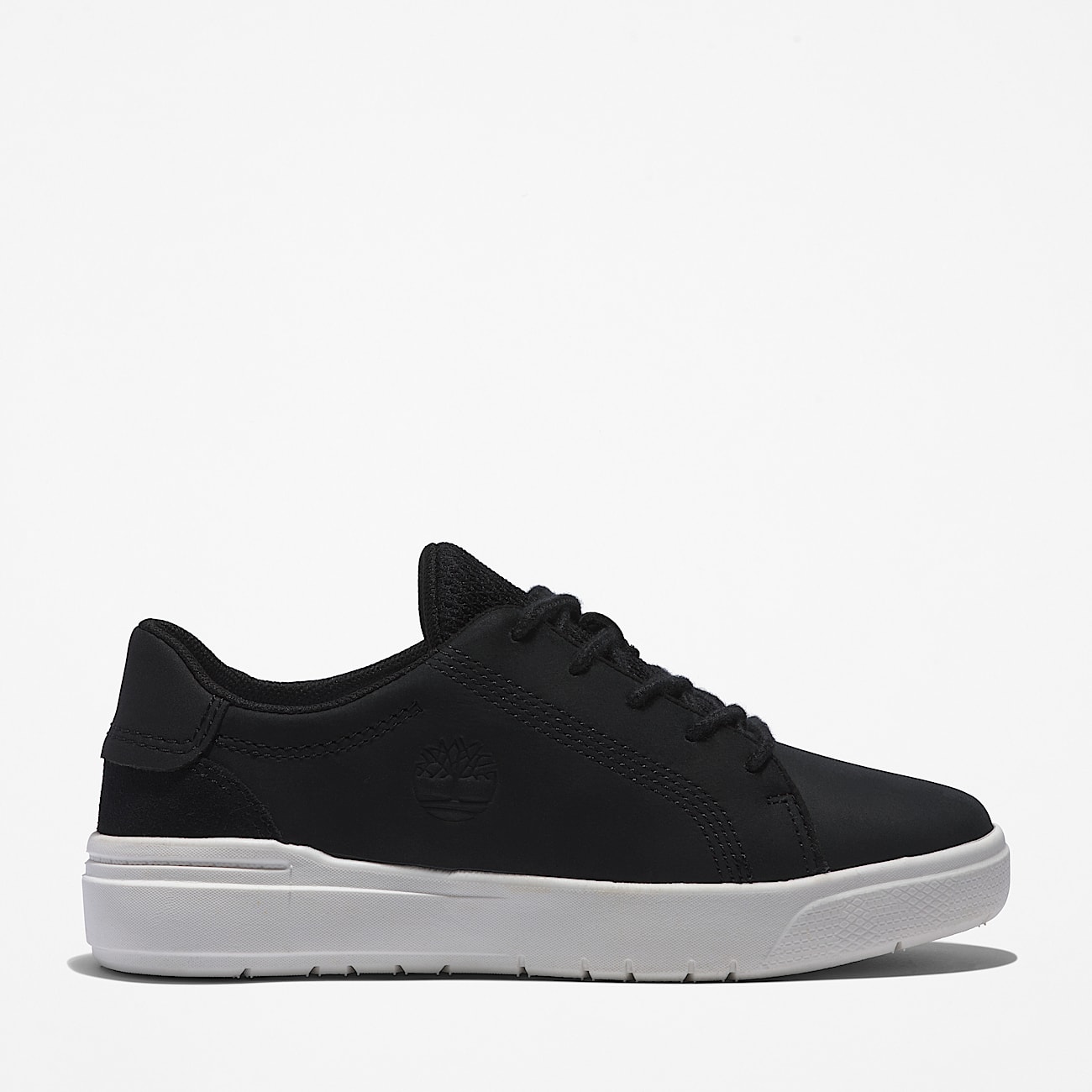Seneca Bay Lace-up Trainer for Youth in Black