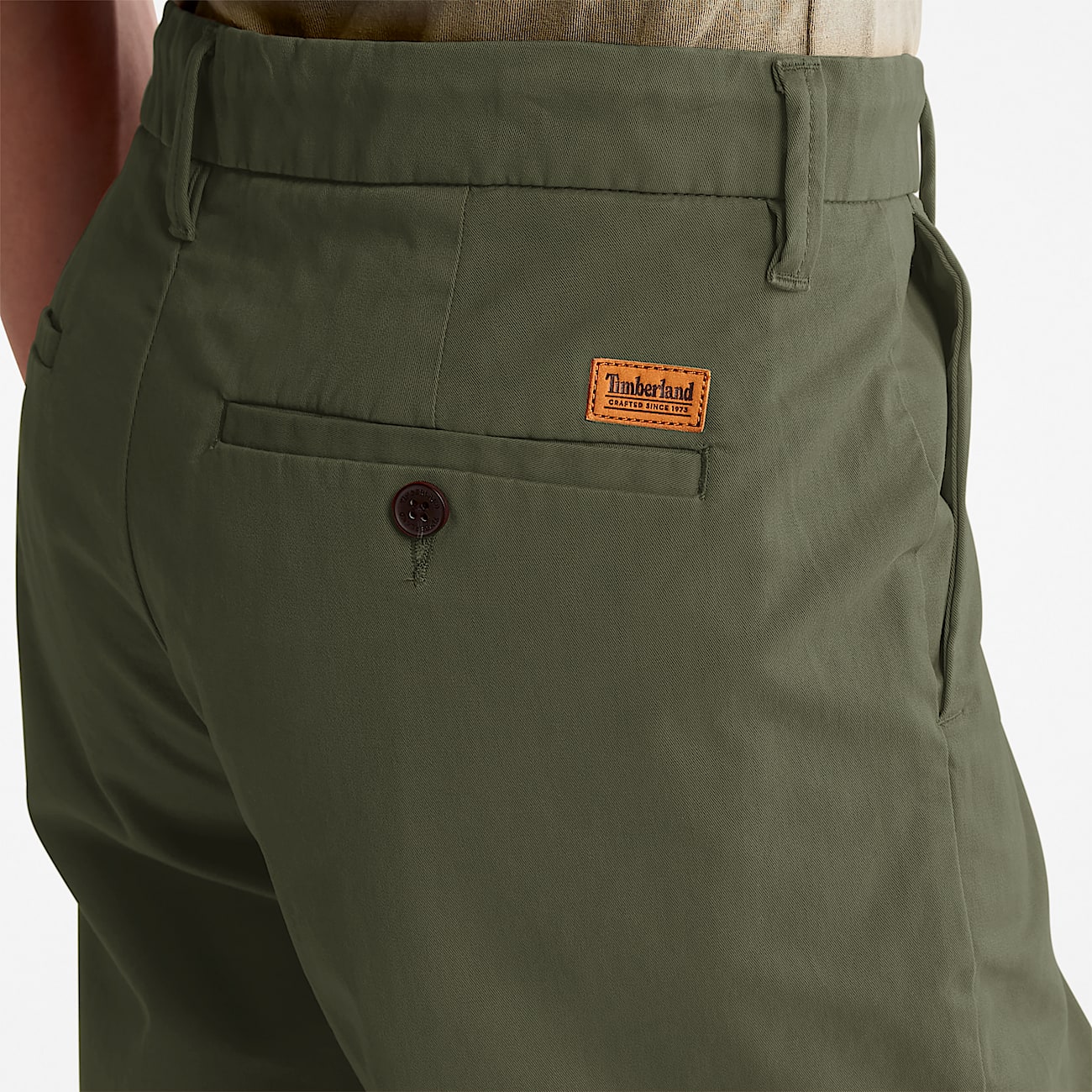 Claremont Chinoshorts aus Twill für Herren in Grün