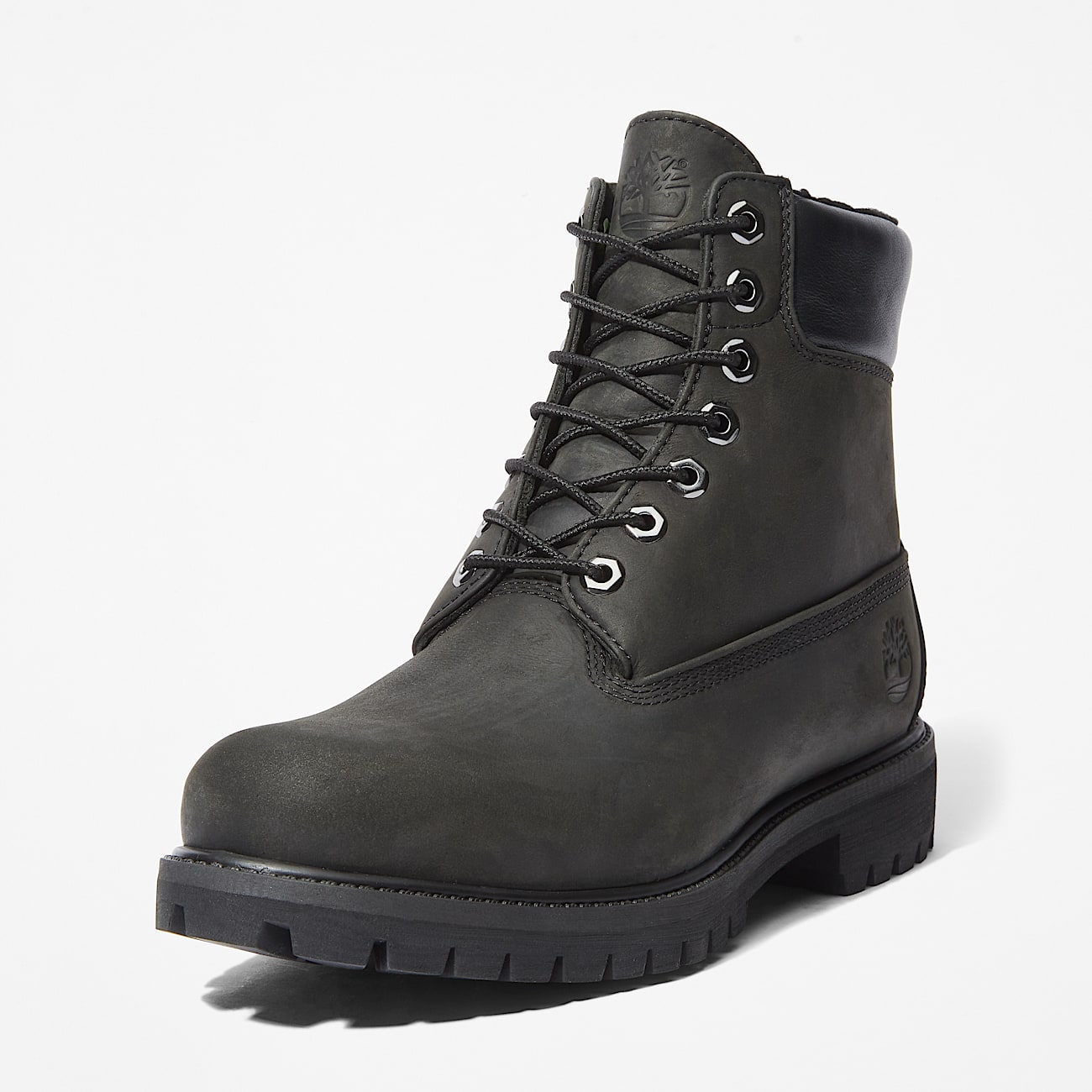 Wasserdichter Timberland Premium 6-Inch Boot zum Schnüren für Herren in Schwarz