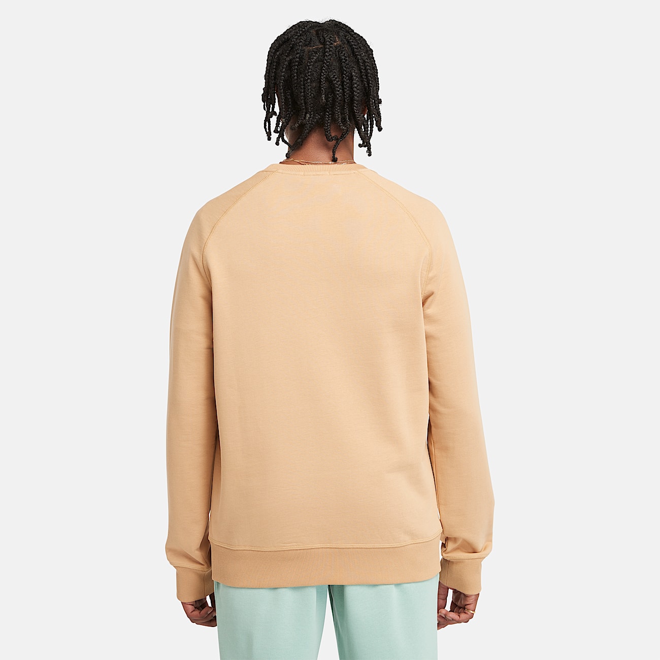 Exeter River Loopback Crewneck Sweatshirt for Men in Yellow - 4