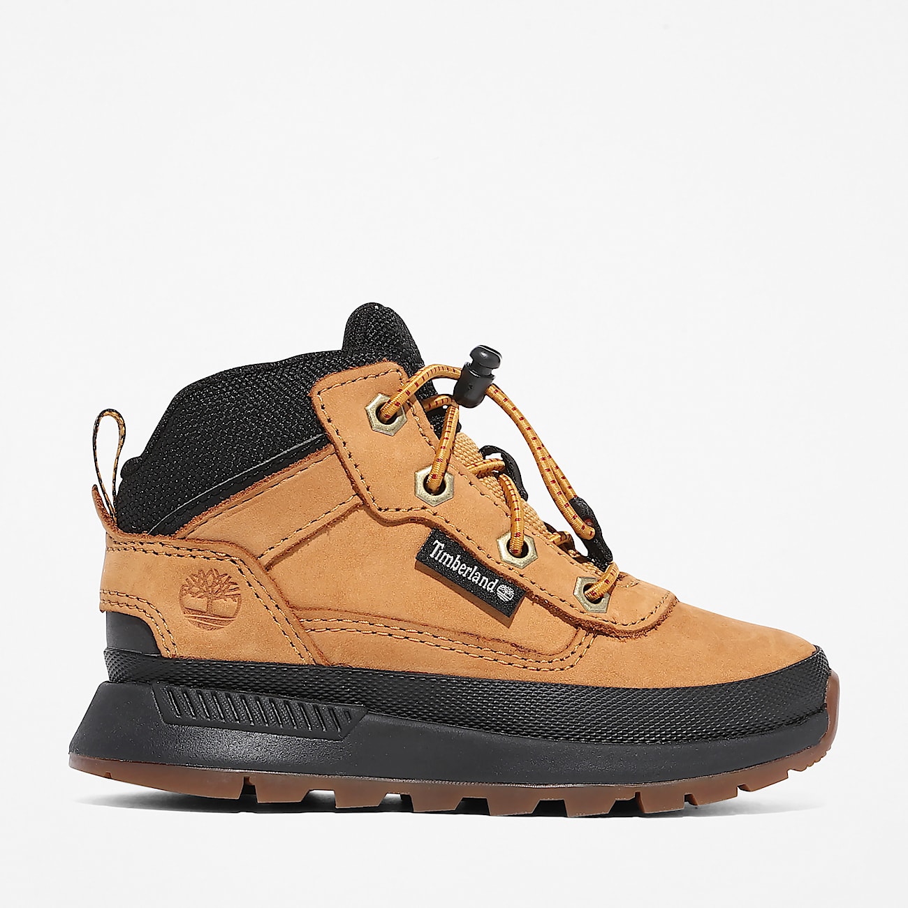 Field Trekker Mid Lace-Up Trainer for Toddler in Yellow - 1