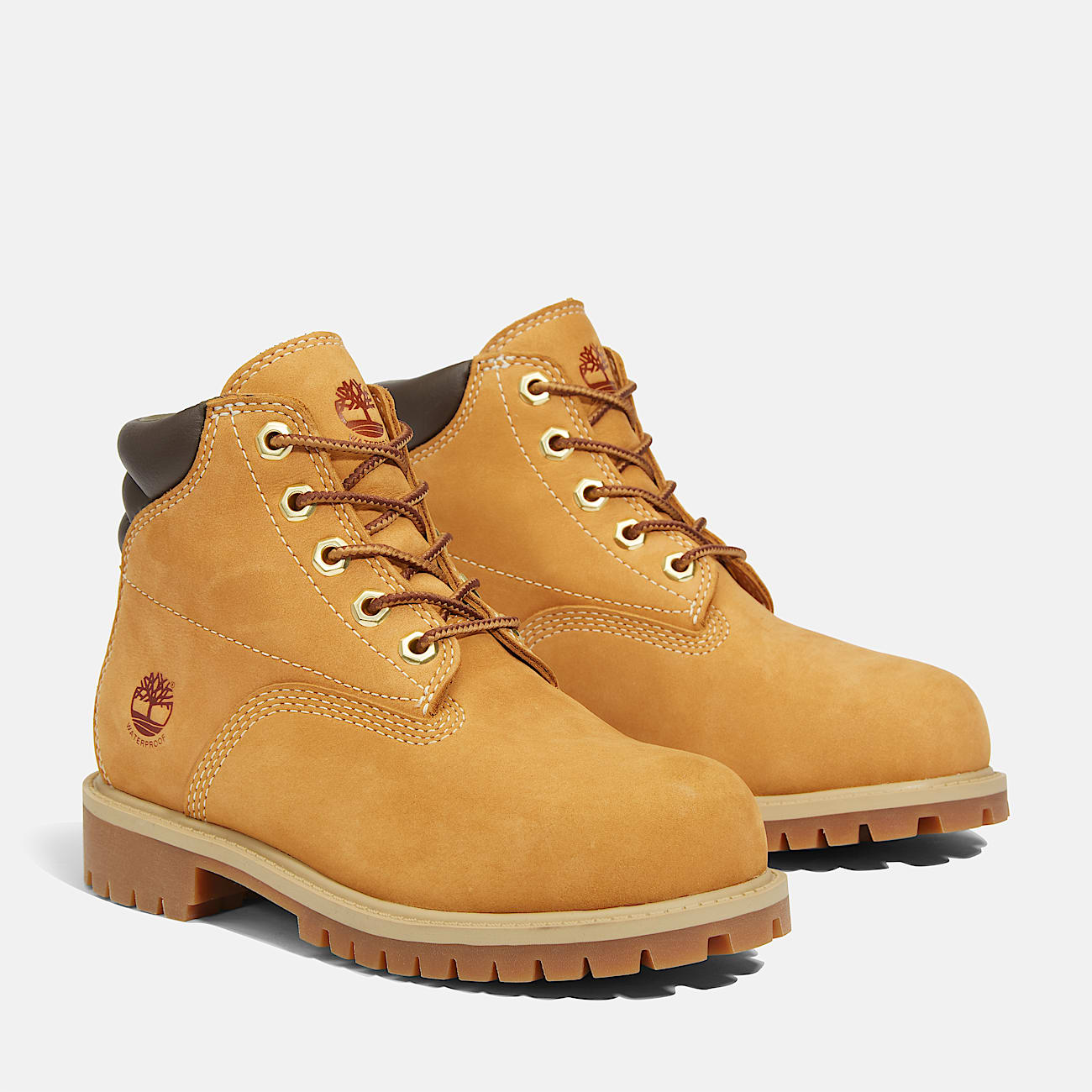 Timberland® Premium 6-Inch Waterproof Boot for Junior in Yellow - 4
