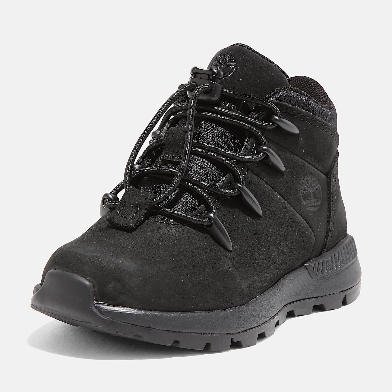 Sprint Trekker Mid Lace-Up Trainer for Toddler in Black - 9