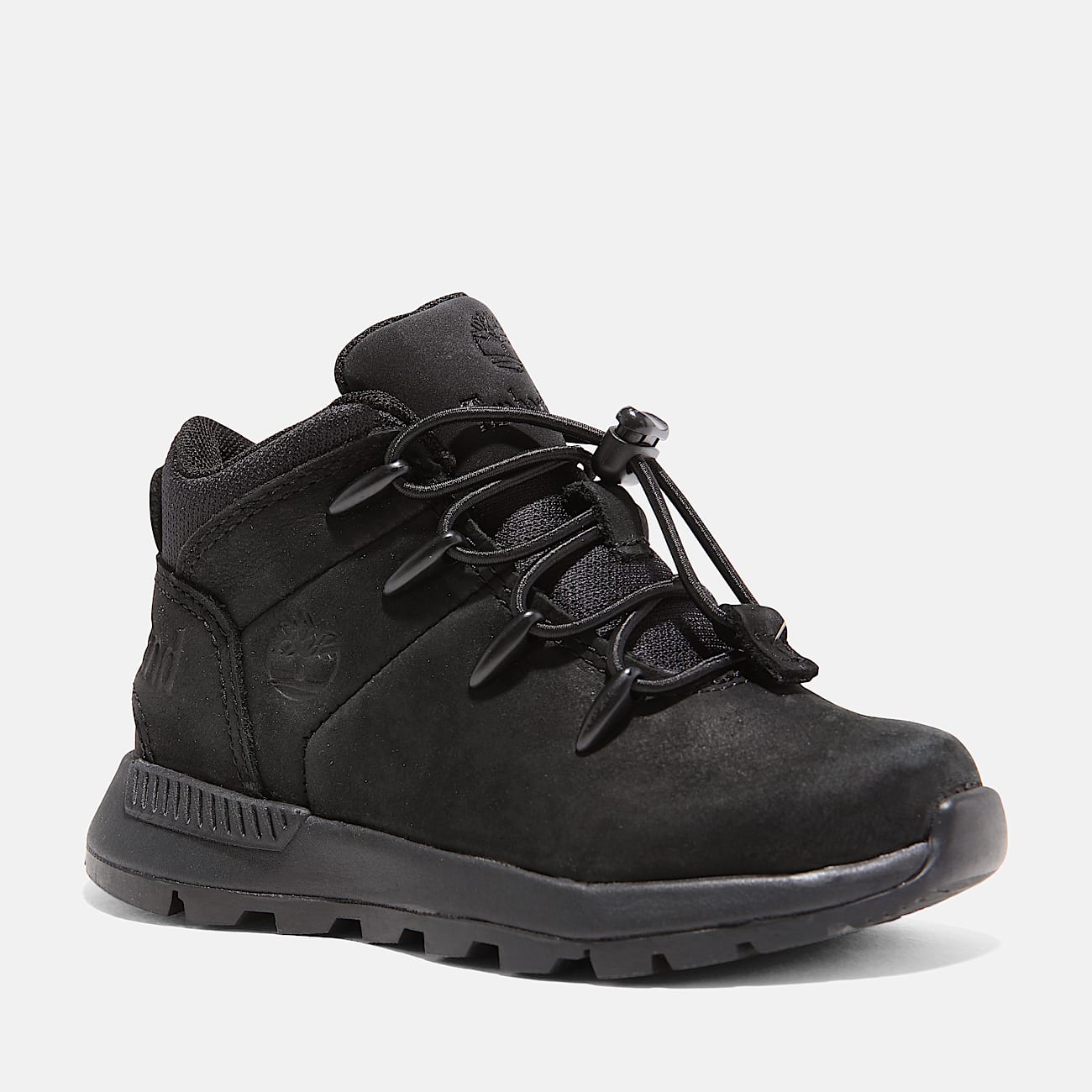 Sprint Trekker Mid Lace-Up Trainer for Toddler in Black - 7