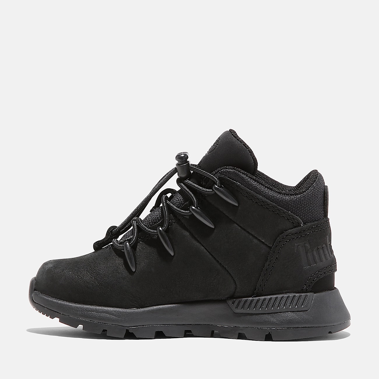 Sprint Trekker Mid Lace-Up Trainer for Toddler in Black - 6