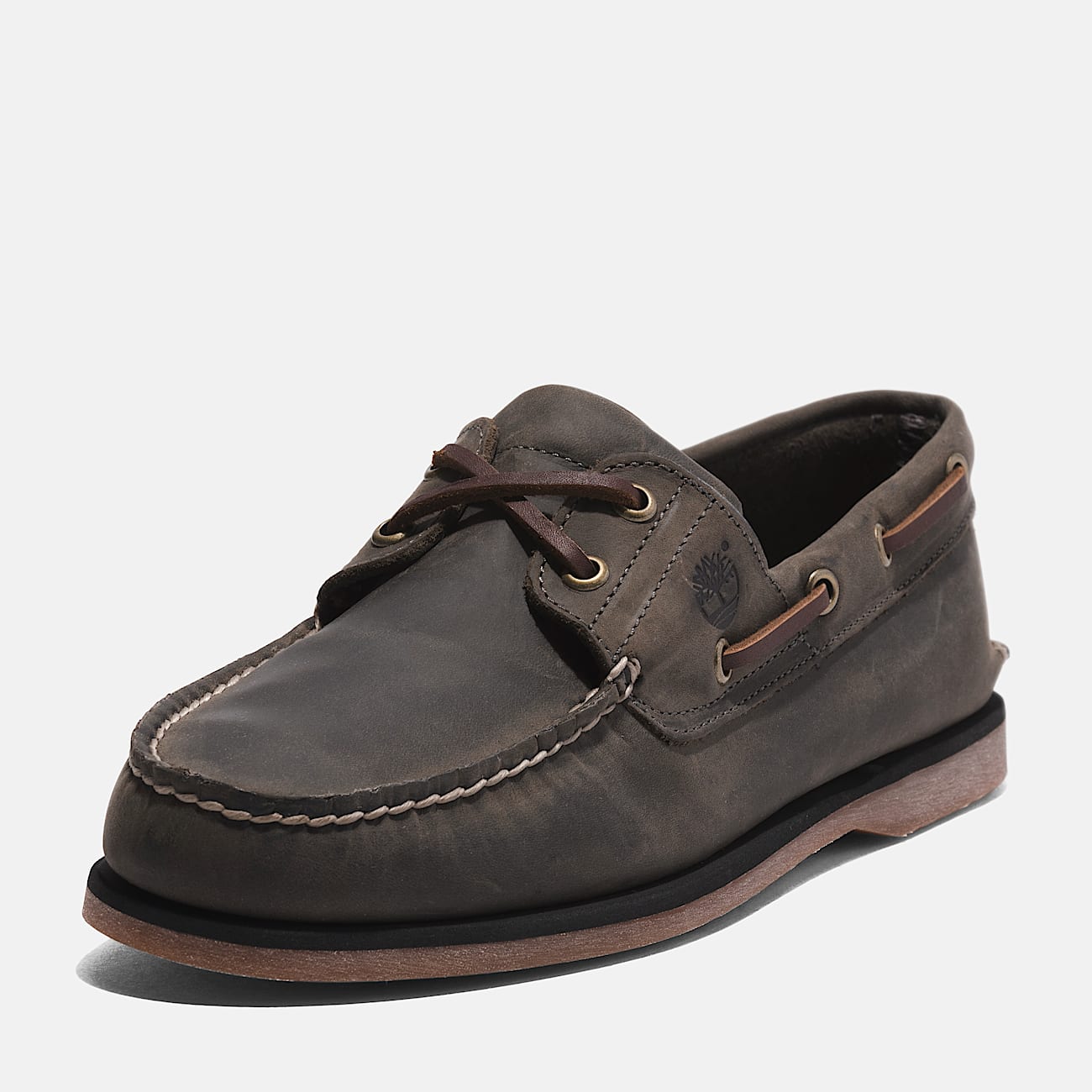 Klassischer Bootsschuh für Herren in Grau - 9