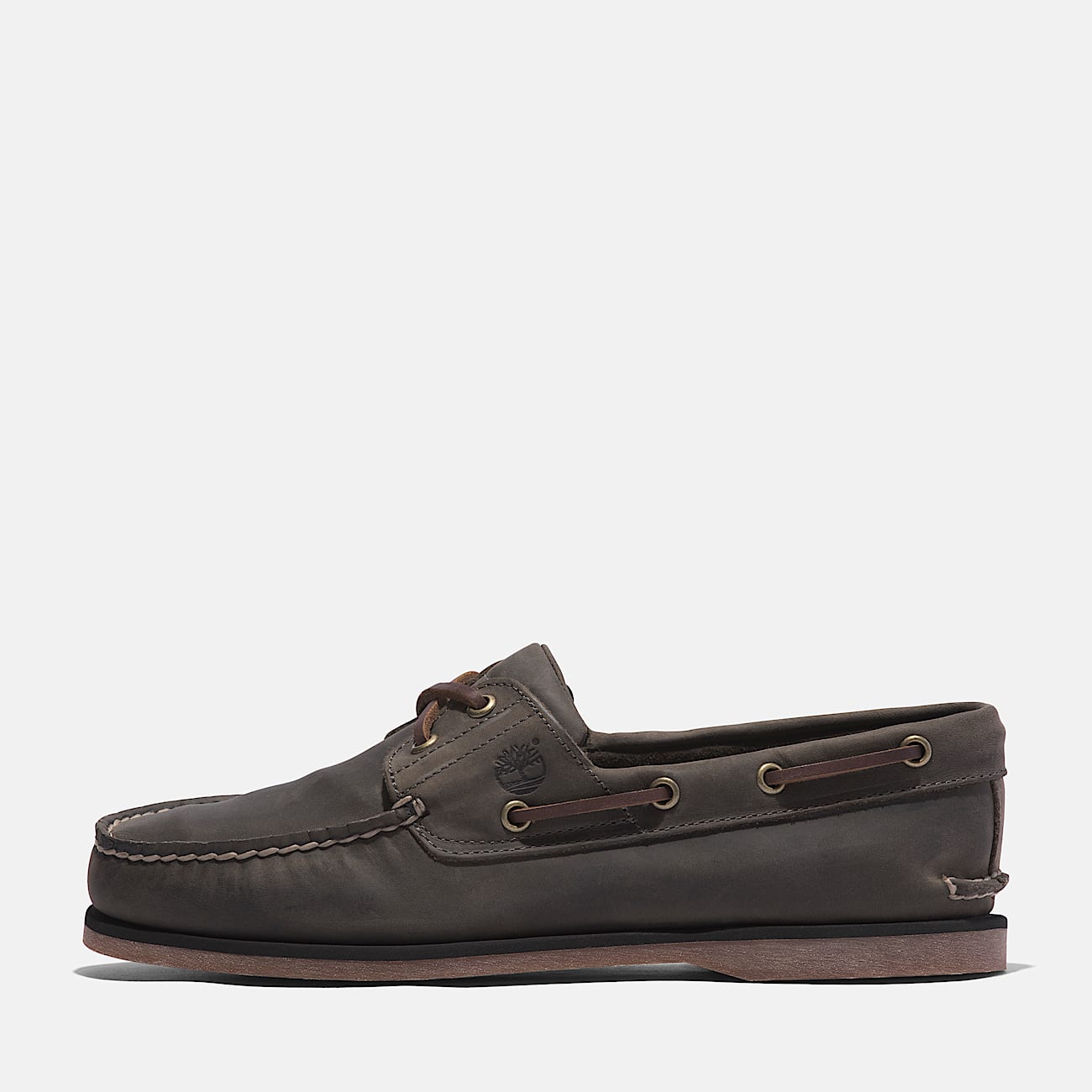 Klassischer Bootsschuh für Herren in Grau - 8