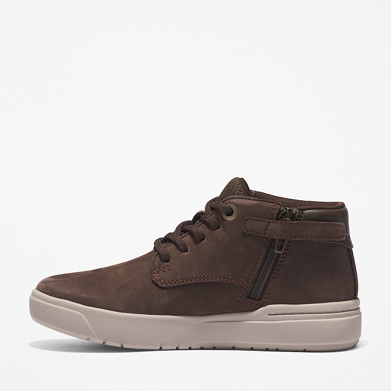 Basket mi-haute à lacets Seneca Bay pour enfant en marron foncé - 6