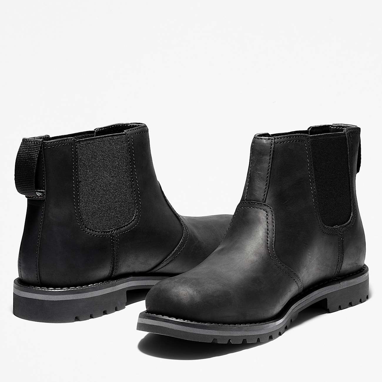Larchmont Mid Chelsea Boot for Men in Black
