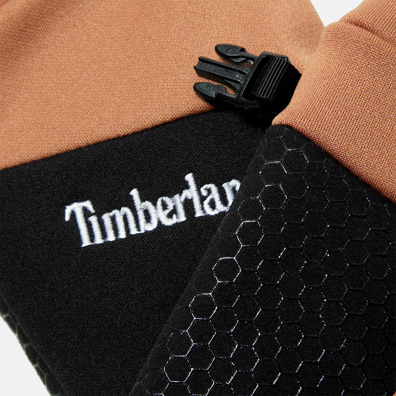 Colour-block Stretch Fleece Gloves for Men in Yellow