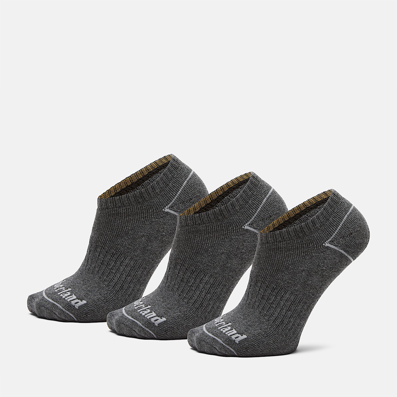 Unsichtbare All Gender Bowden Socken im Dreierpack in Dunkelgrau