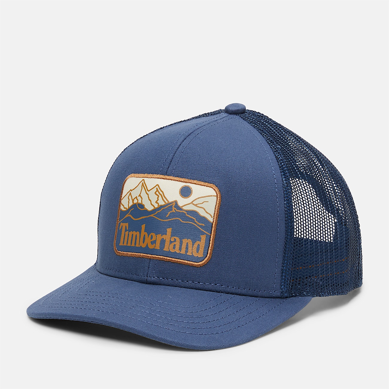 Mountain Line Patch Trucker-Cap für Herren in Dunkelblau - 1