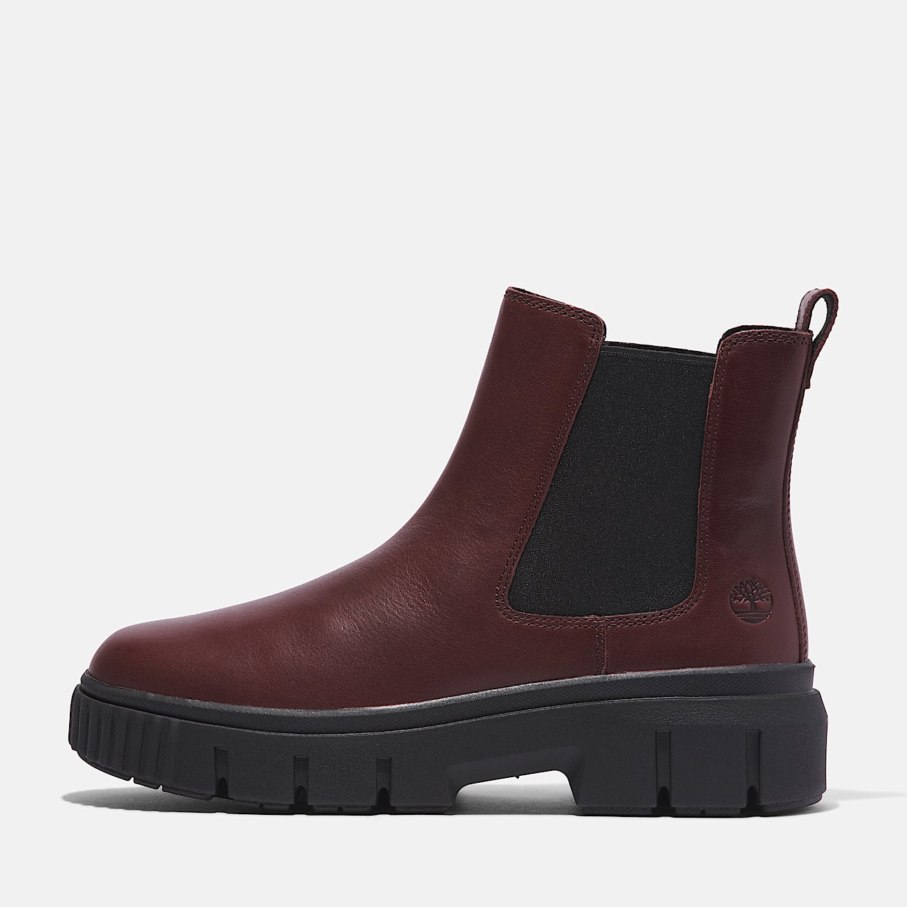 Stivale Chelsea Field Mid da Donna in rosso scuro - 8