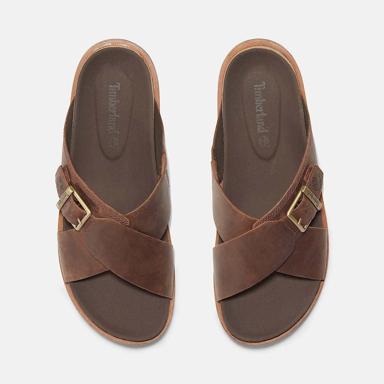 Amalfi Vibes Slide Sandal for Men in Brown