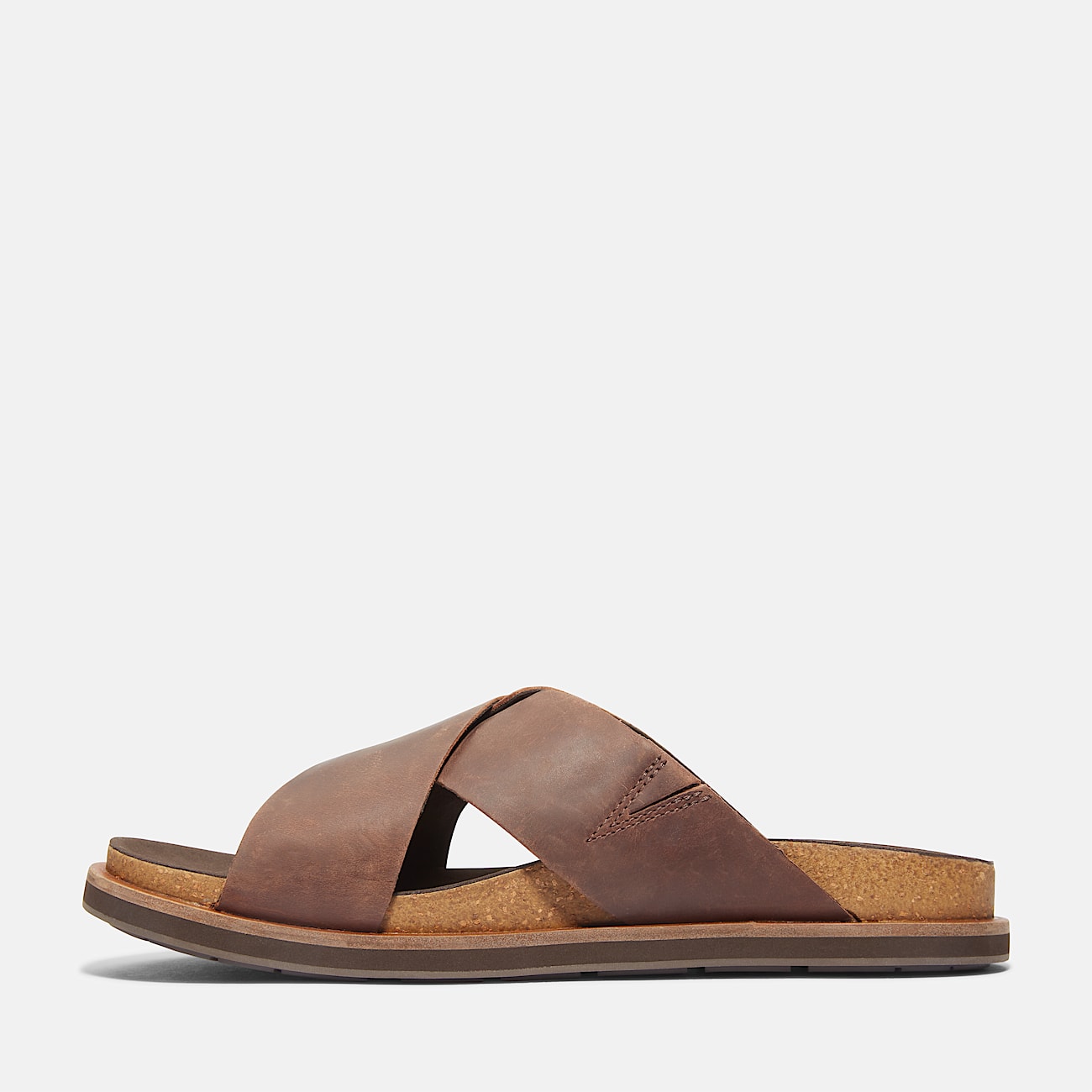 Amalfi Vibes Slide Sandal for Men in Brown
