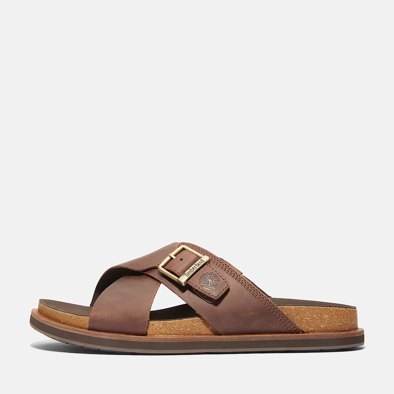Amalfi Vibes Slide Sandal for Men in Brown