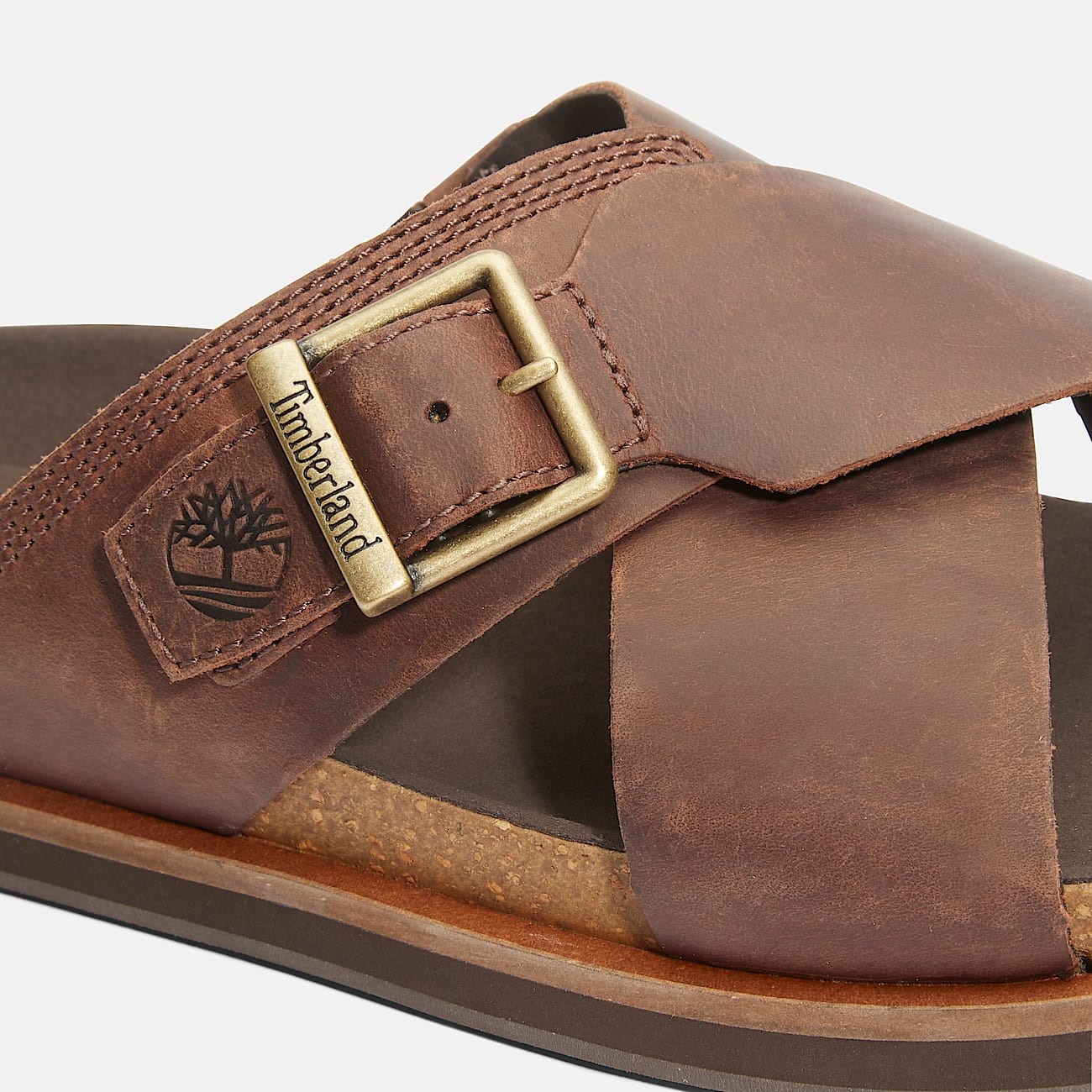 Amalfi Vibes Slide Sandal for Men in Brown