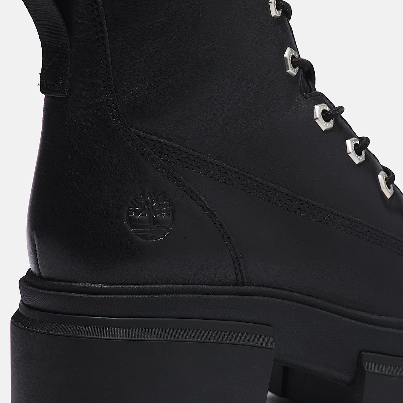 Everleigh Mid Lace-Up Boot for Women in Black