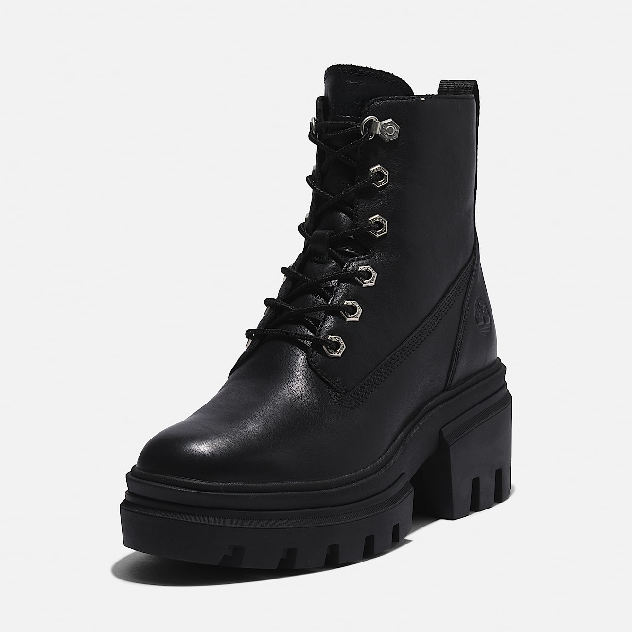 Everleigh Mid Lace-Up Boot for Women in Black