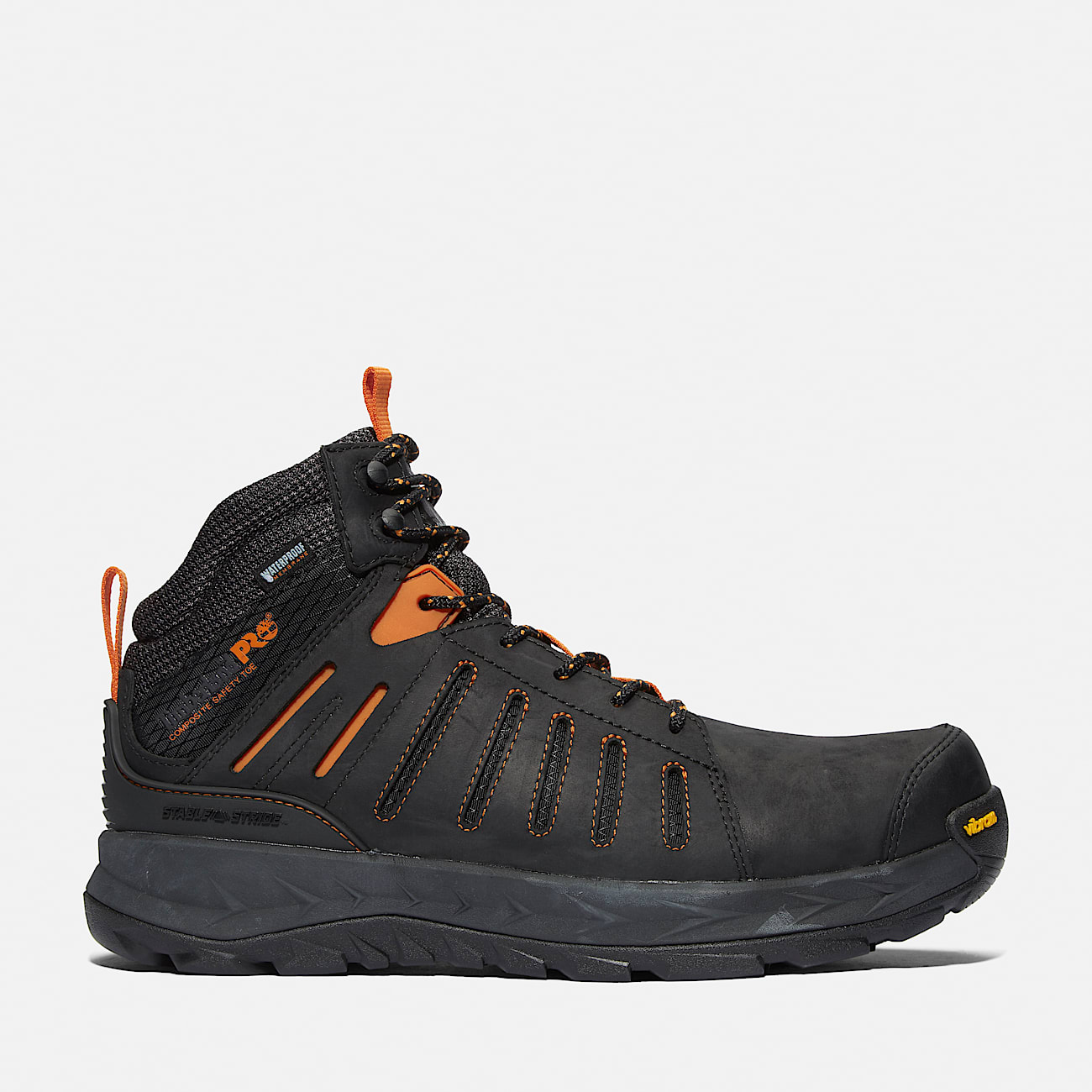 Bota de Caminhada e de Trabalho com Biqueira Compósita Trailwind para Homem em preto - 1