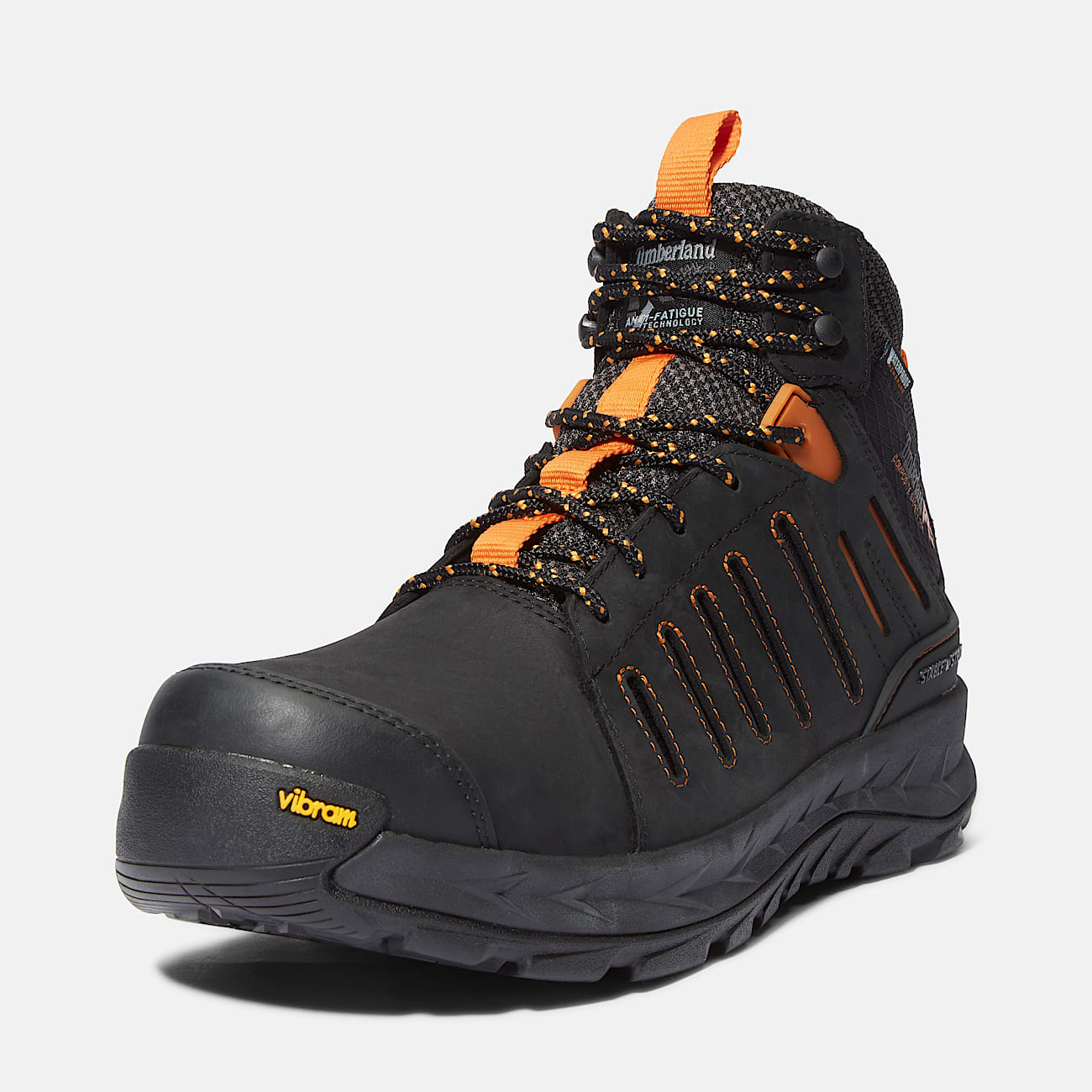 Bota de Caminhada e de Trabalho com Biqueira Compósita Trailwind para Homem em preto - 9