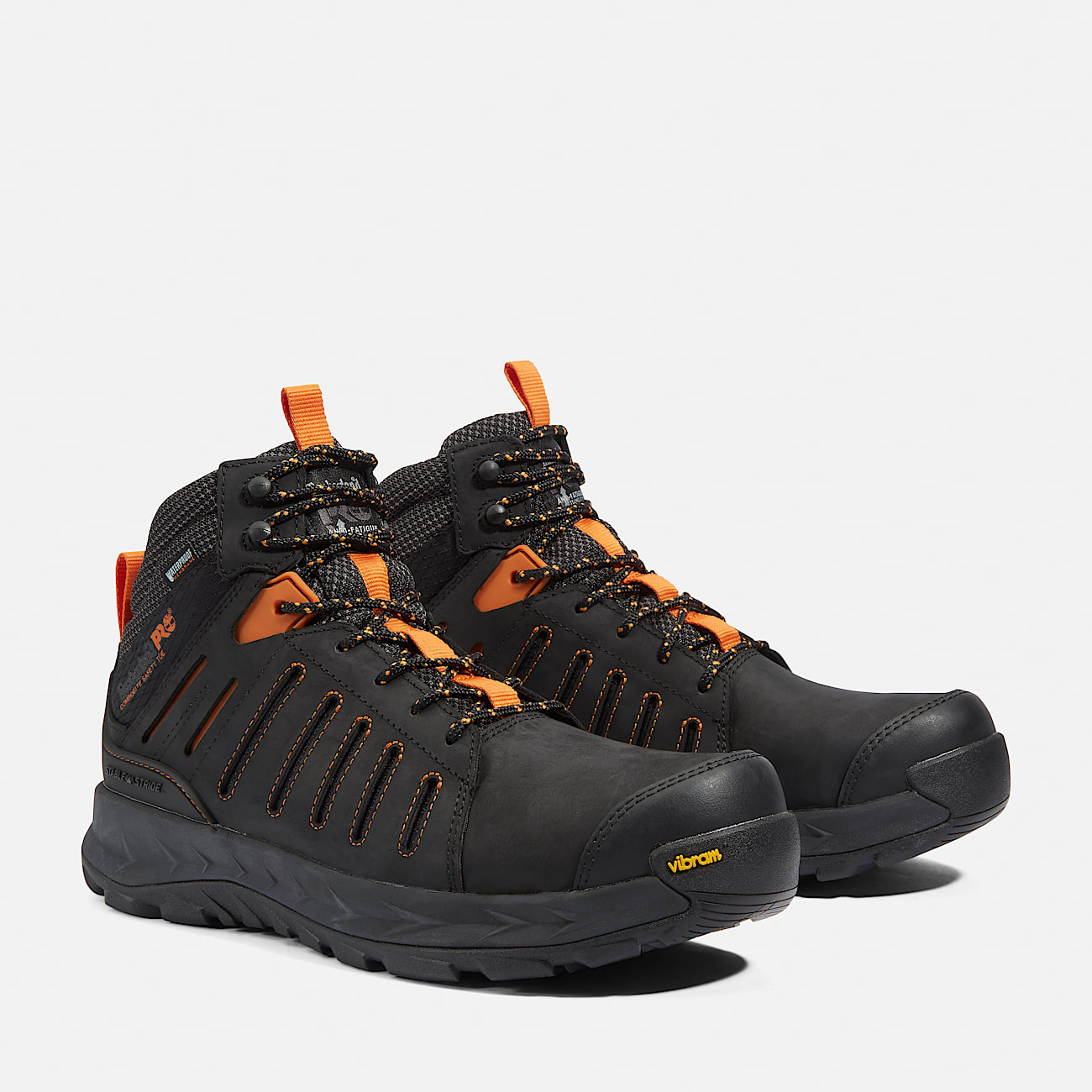 Bota de Caminhada e de Trabalho com Biqueira Compósita Trailwind para Homem em preto - 4