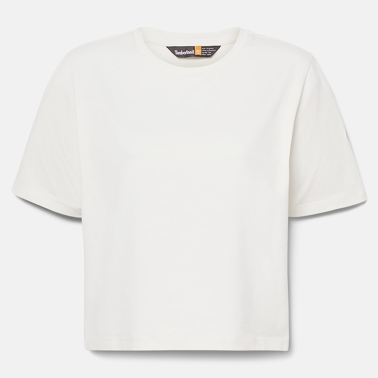 T-shirt Corta a Maniche Corte da Donna in bianco