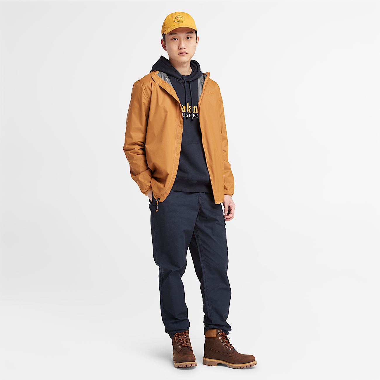 Felpa Con Cappuccio Uomo Blu Navy Taglia S – Tasca A Marsupio, Felpata, 280 G/m², Vestibilità Comoda